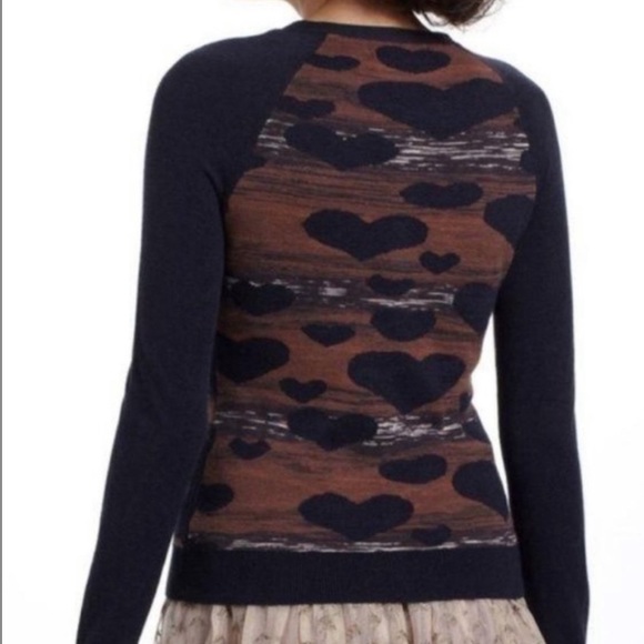 Anthropologie Charlie & Robin Heart Cardigan - Picture 2 of 6